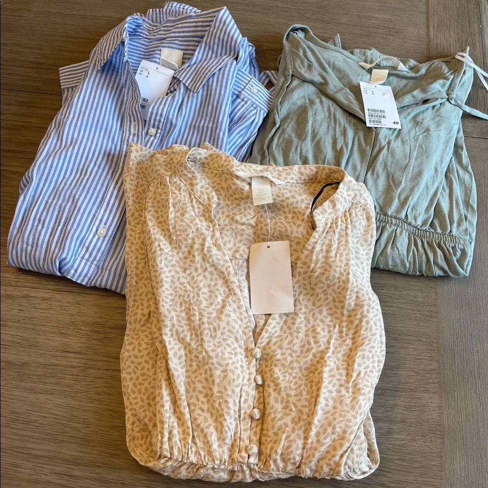NWT H&M Mama Maternity Top Bundle Size Small